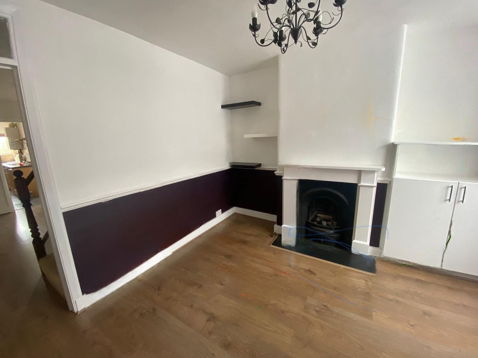 Watford Casa: dining room, before